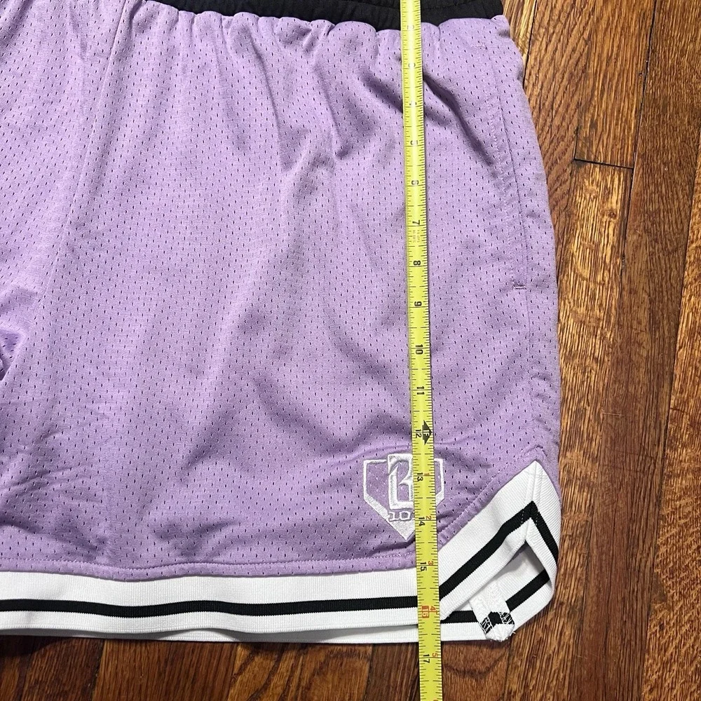 Baseball Lifestyle BL101 Men's Shorts Size XL Purple Athletic Drawstring New